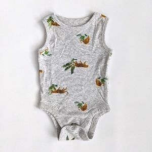 Old Navy Jungle Cheetah Sleeveless Onesie Bodysuit